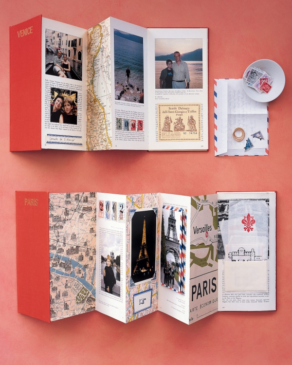 Leporello basteln – einfache Anleitung und künstlerische Ideen faltbuch reisebuch fotos