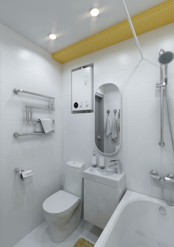 Mikro 20 qm Wohnung einrichten und sich trotz Größe wohl fühlen kleines weißes badezimmer