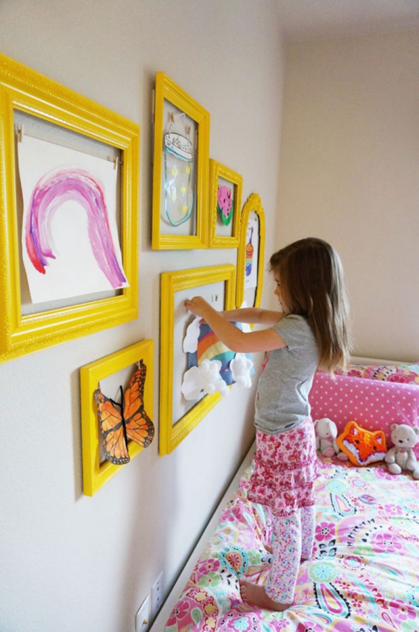 Mädchenzimmer Deko Ideen und Tipps für junge Eltern kinderzimmer wand deko bilder