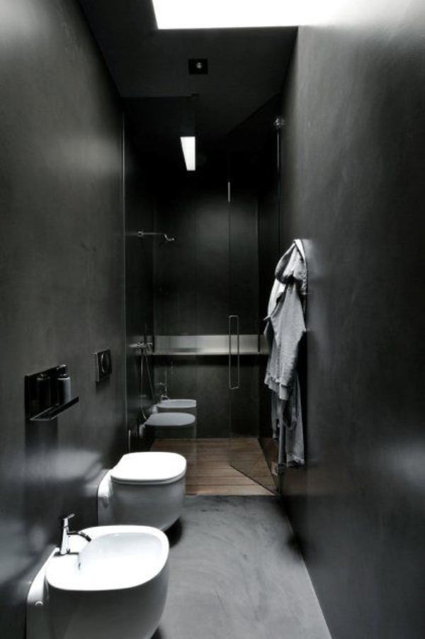 Schwarzes Bad Ideen Badezimmer Ideen