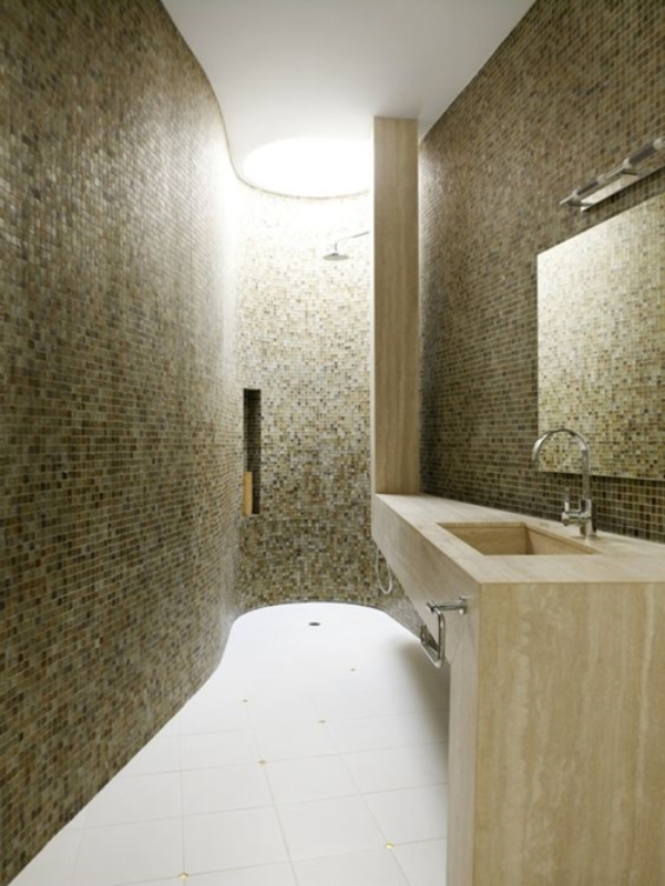 neutrale Gestaltung vom Bad Badezimmer Ideen