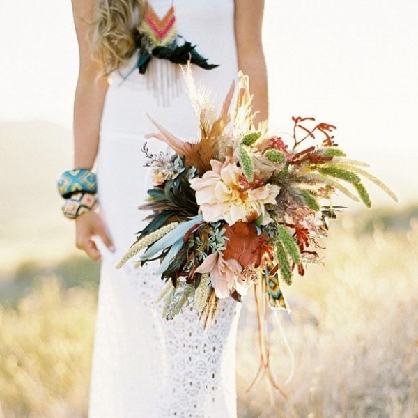 Brautstrauß Herbst – beliebtesten Blüten für die Vintage Hochzeit spätsommer herbst strauss wildblumen