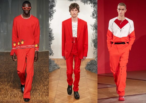 Herrenmode Rote Kleider Mode Ideen