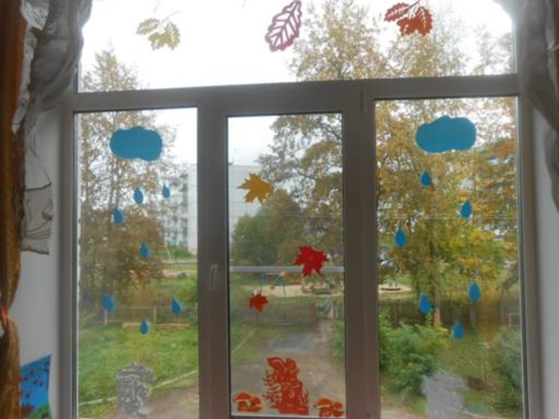 Tolle Ideen für den Herbst Herbst Fensterbilder