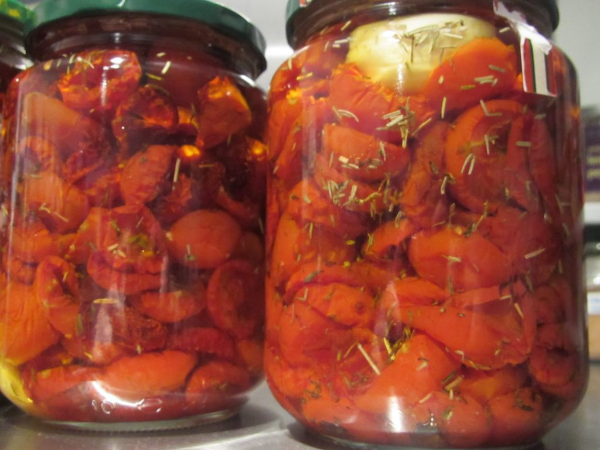 Trockene gewürzte Tomaten - DIY Ideen