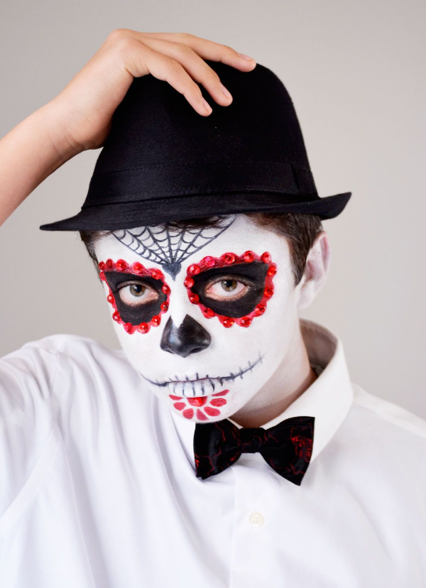 gruseliges Gesicht - tolle Ideen - Halloween Make Up