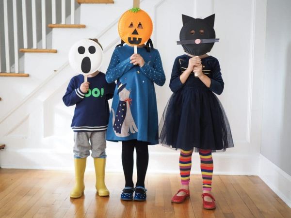 halloween bastelideen kinder maske selber machen halloween bastelideen für kinder