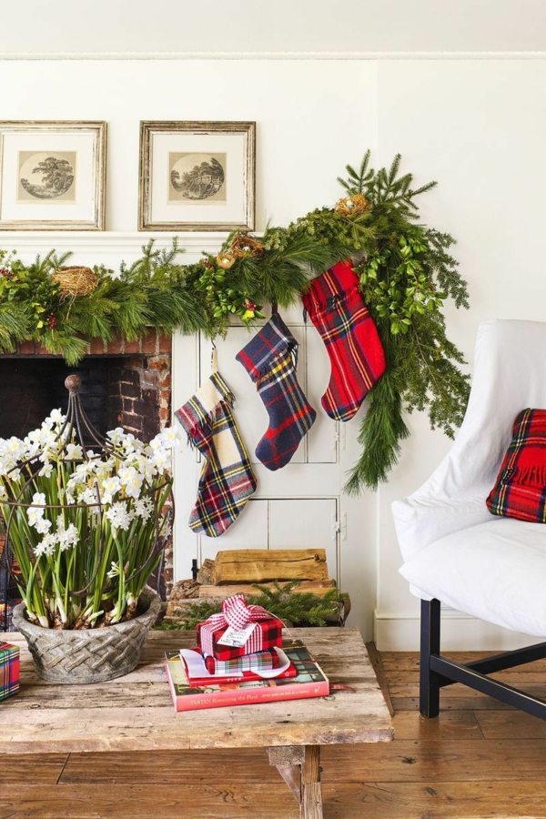 außergewöhnliche weihnachtsdeko selber machen wohnzimmer dekorieren ideen