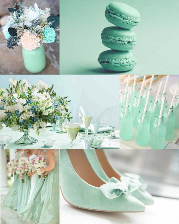 tolle Hochzeitideen Mint Grün