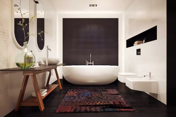 Badezimmer Ideen Möbel Ideen als Paare an den Wänden