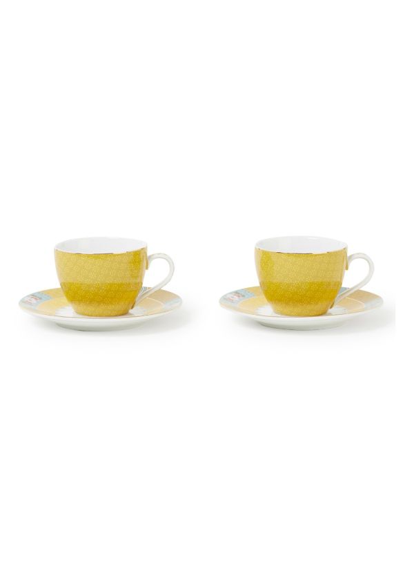 Gelbe Tassen - gelbe Ideen - Geschirr Set