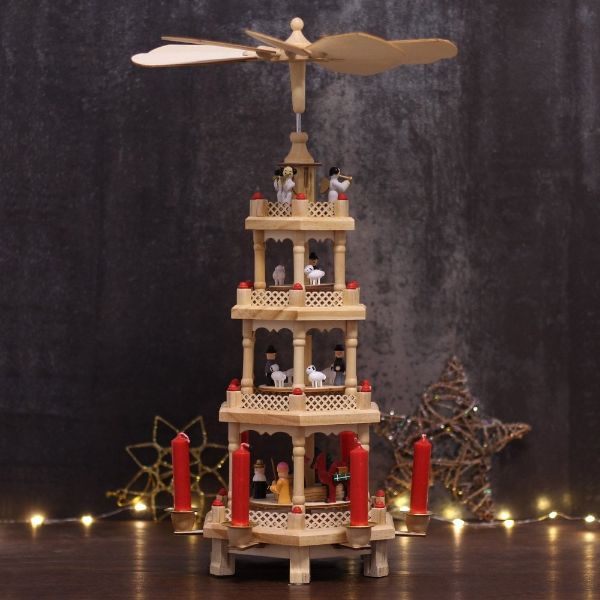Weihnachtspyramide DIY Ideen zum Selber Machen