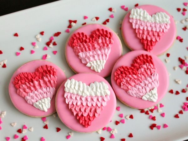 Valentinstag Ideen Lebkuchen Deko