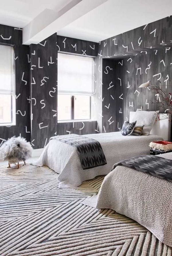 schwarz weißer teppich moderne farbpalette