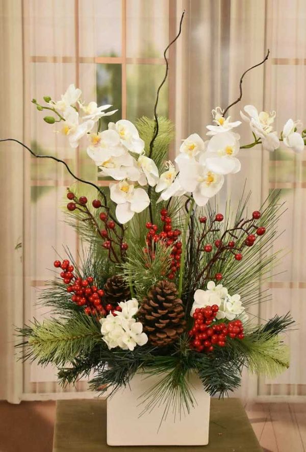 weiße orchidee dekoration ideen