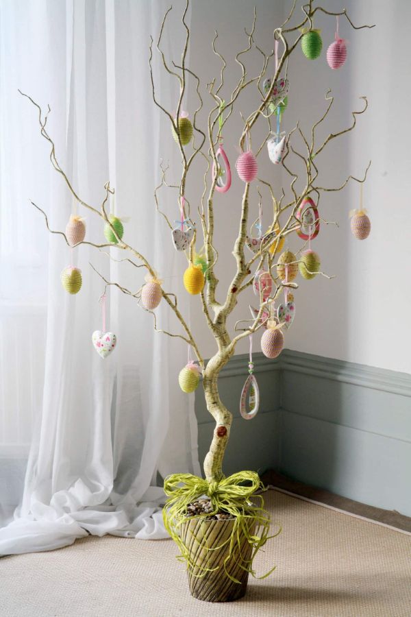 Osterstrauch Ideen Osterbaum auf dem Baum