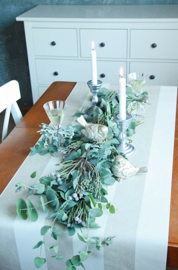 eukalyptus zimmerpflanze zweige dekorativ verwenden tischdeko
