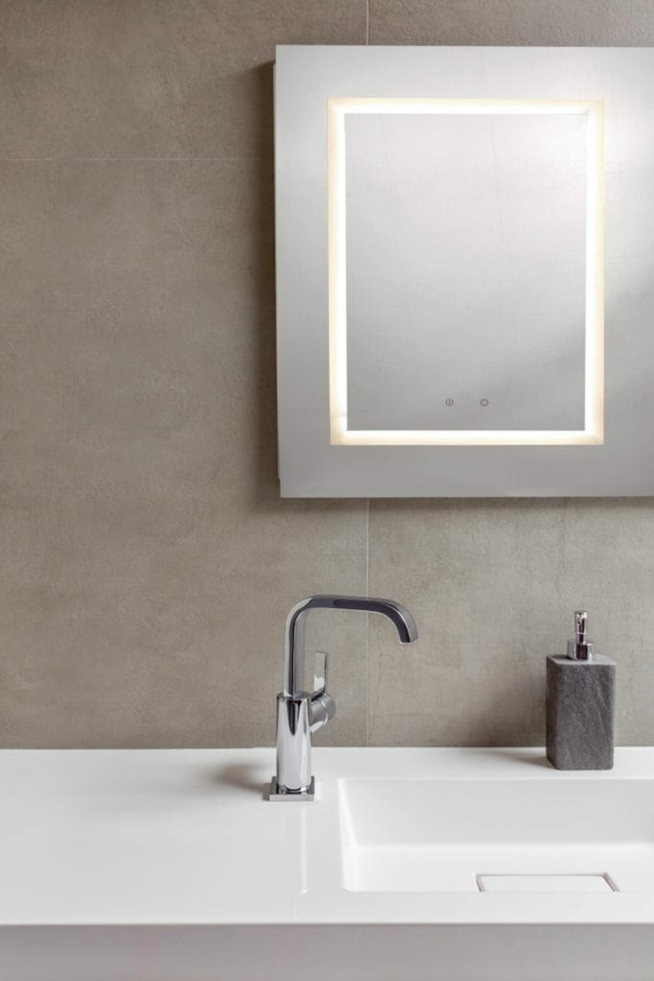indirekte beleuchtung badezimmer funktionale badezimmermöbel badspiegel