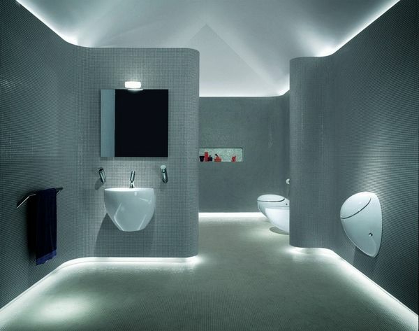 indirekte beleuchtung badezimmer led streifen moderne badezimmergestaltung