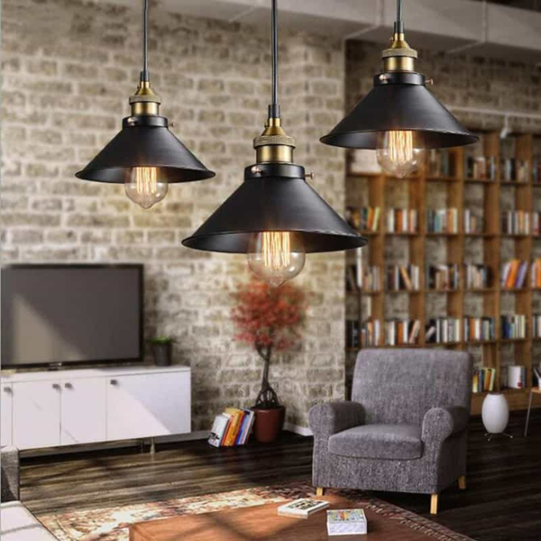 moderne lampen wohnzimmer industrieller stil