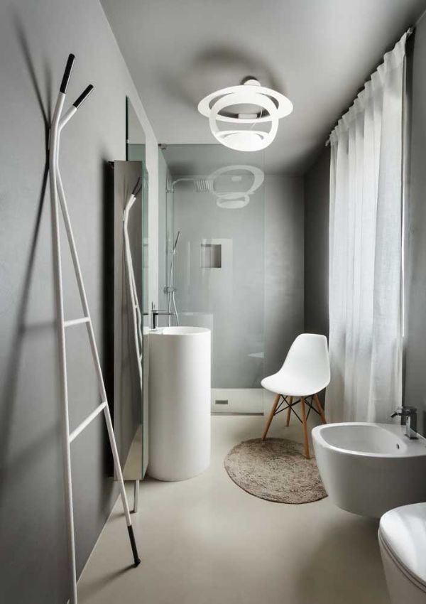 tolles wohnliches graues Badezimmer Ideen