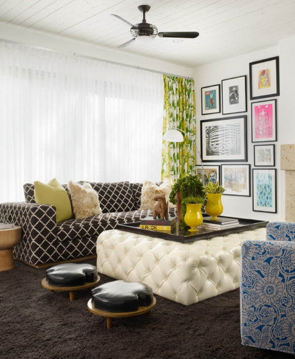 deko tablett wohnzimmer dekoideen stilvolle deko frische farben
