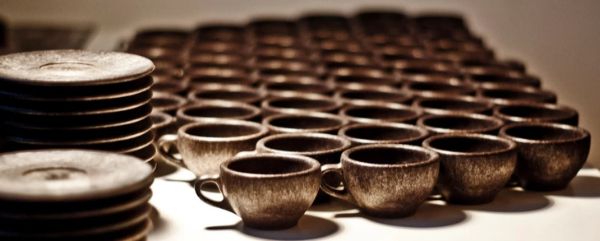 kaffeesatz - viele tolle kaffeetassen