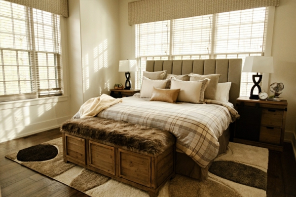 sitzbank schlafzimmer schlafzimmer funktional einrichten passende möbel