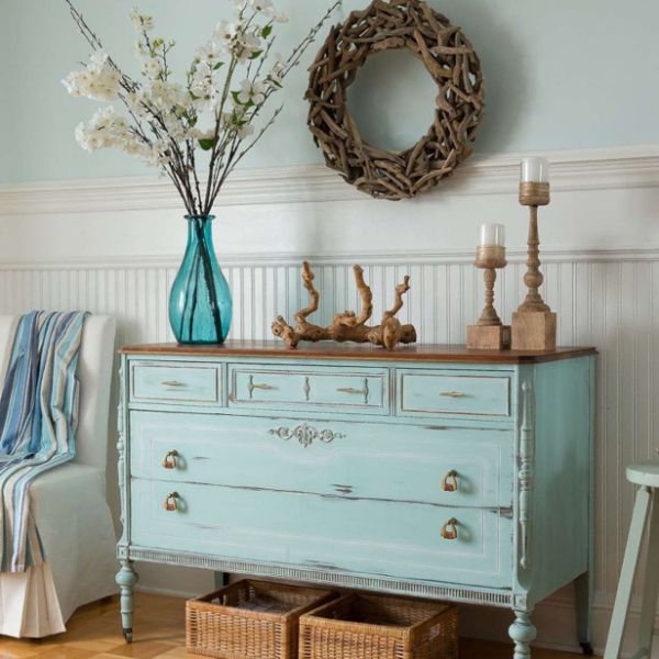 Möbel Restaurieren - tolle blaue Farbe - tolle Ideen