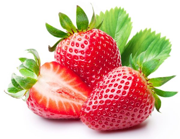 drei super leckere Erdbeeren