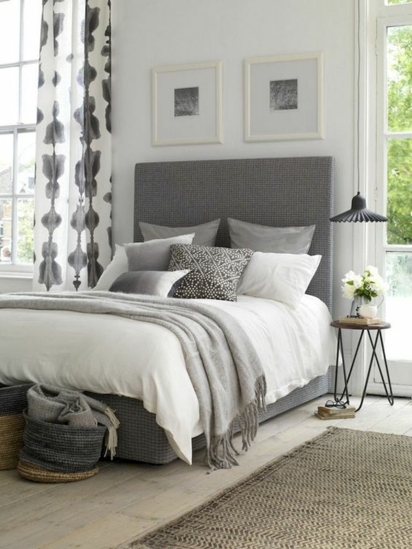graues schlafzimmer ideen attraktive ideen stilvolle kombinationen