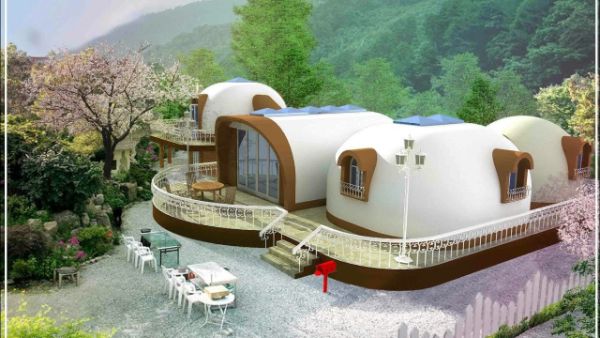 Dome House moderneTraumhaus Ideen