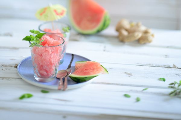 Wassermelone Eis Vintage Tisch Idee
