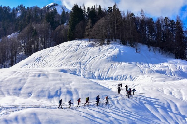 Top 3 der schönsten Destinationen für Schneeschuhwandern in Deutschland wander tour gebirge