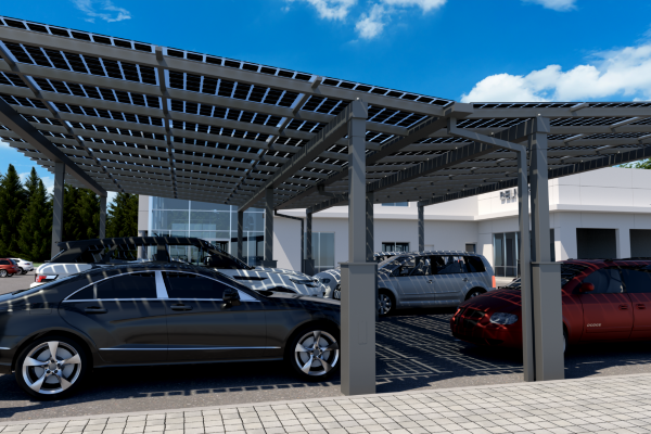 Solar Carports – Alles was Sie wissen müssen! solar stationen für moderne autos