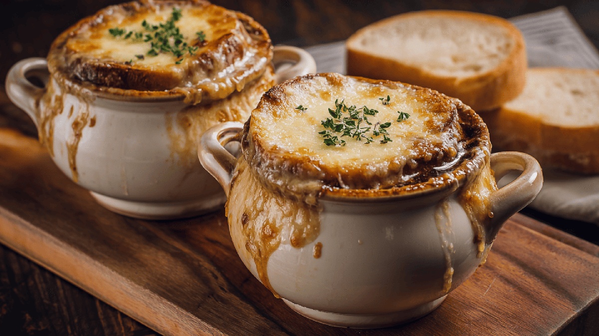 schmackhafte Zwiebelsuppe selber zu Hause zubereiten