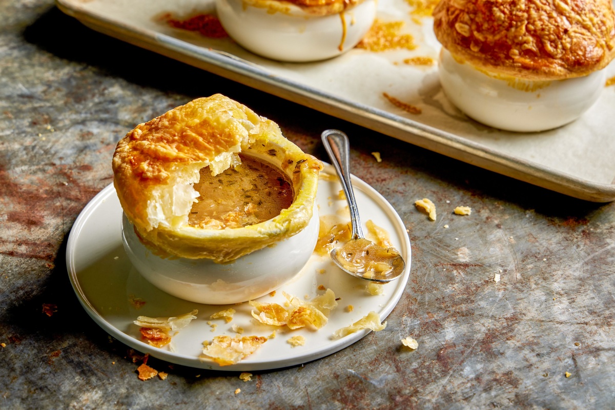 richtiges Heilmittel aus der Küche - schmackhafte Zwiebelsuppe